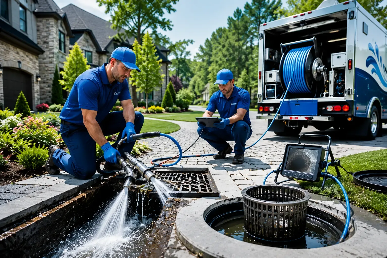 Local outdoor drain cleaning professionals in Mackinaw City, MI